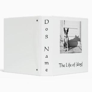 Celebrate your pet's life 3 ring binder