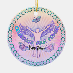 Celebrate Your Power Ceramic Ornament