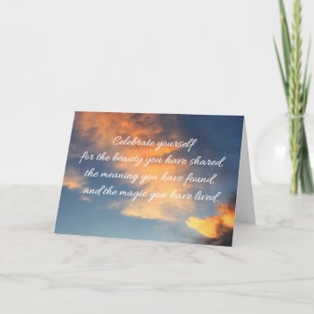Celebrate Yourself...inspirational Card by inFinnite at Zazzle