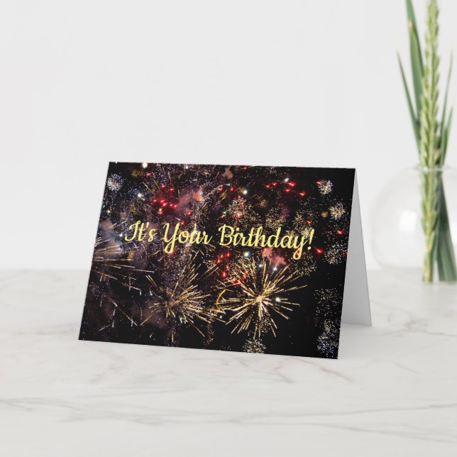 Celebrated Birthday Wishes Card (Front)