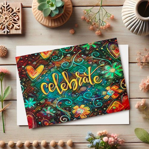 CelebrateFun Modern Colorful Cheerful