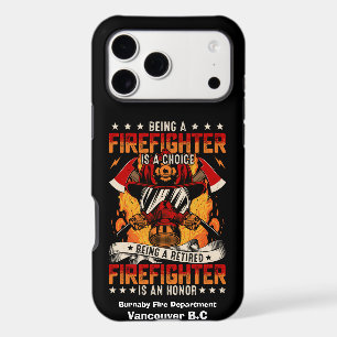 Celebrates a devoted firefighter iPhone 17 pro max case