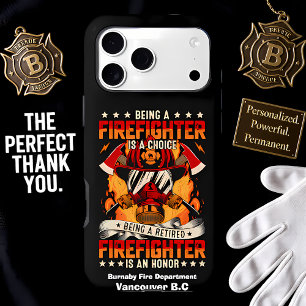 Celebrates a devoted firefighter iPhone 17 pro max case