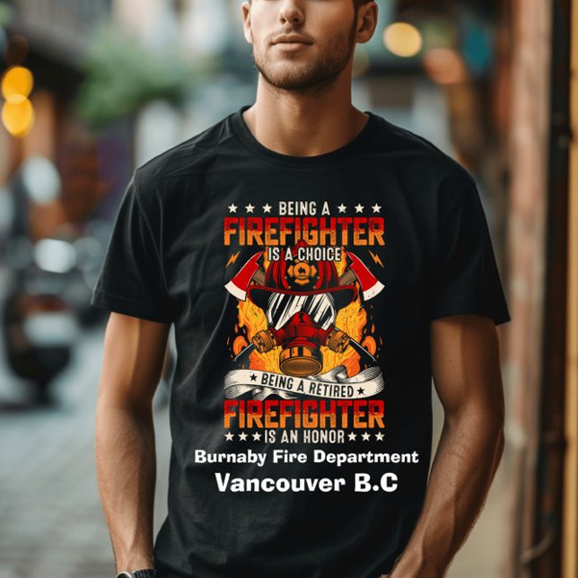 Celebrates a devoted firefighter T-Shirt (Creator Uploaded)