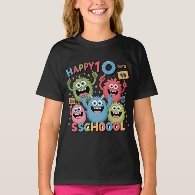 Celebrating 100 Days of School T-Shirt (Front)