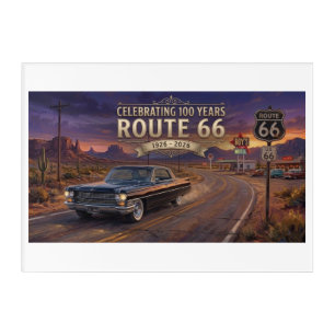 Celebrating 100 Years: Route 66 Acrylic Print