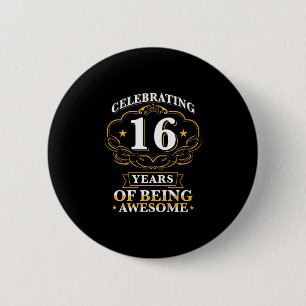 Celebrating 16 Years Of Being Awesome Button