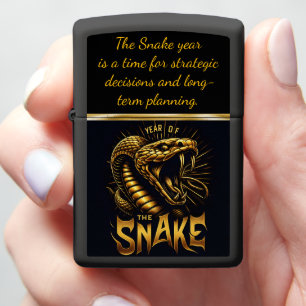 Celebrating 2025 the year of the snake! zippo lighter