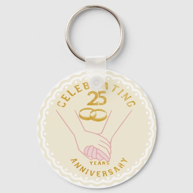 Celebrating 25 years Giveaways Keychain (Front)