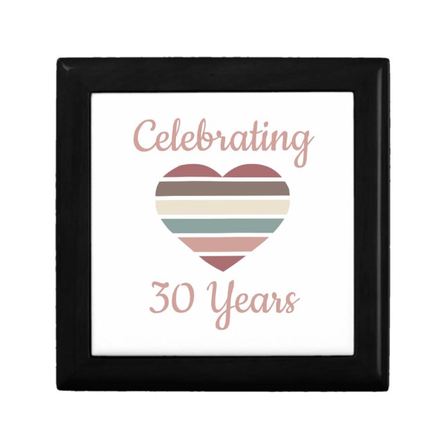 Celebrating 30th Wedding Anniversary Gift Box (Front)