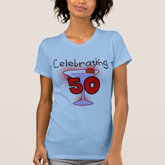 Celebrating 50 Tshirts and Gifts (Front)