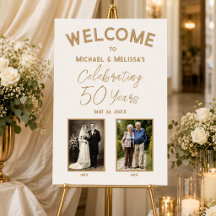 Celebrating 50 Years Gold Photo 50th Anniversary