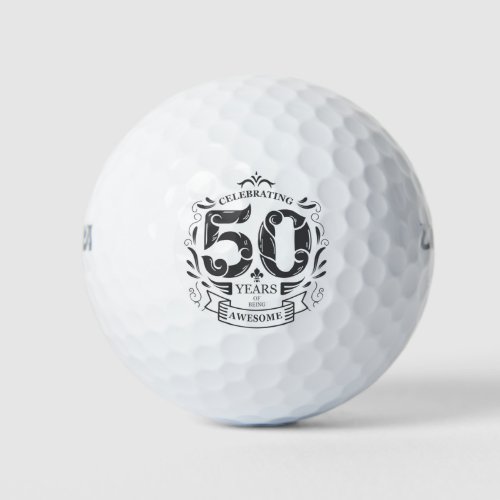 Celebrating 50 years of being awesome golf balls