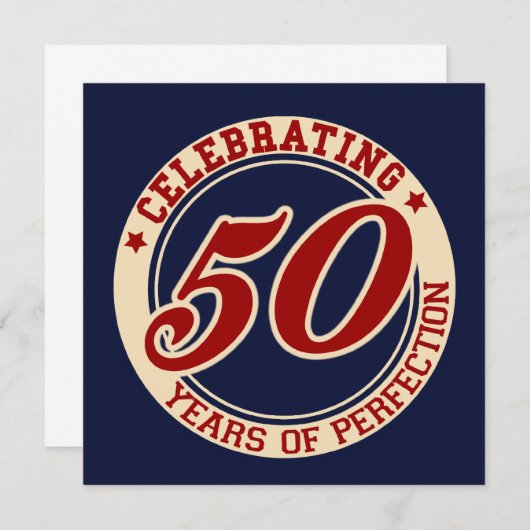 Celebrating 50 years of perfection (Front/Back)