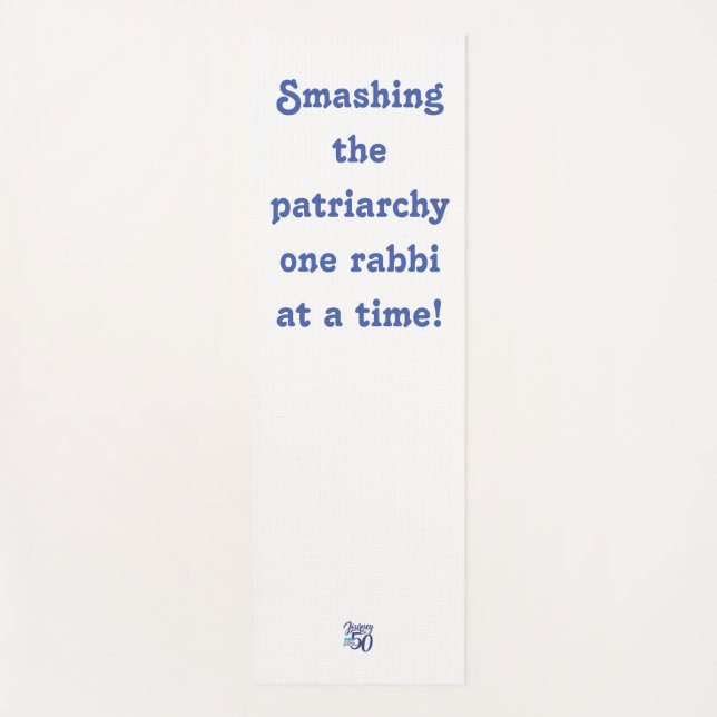 Celebrating 50 years of Women RabbisYoga Mat (Front)