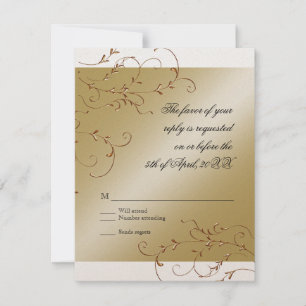 Celebrating 50 years, RSVP Response Card