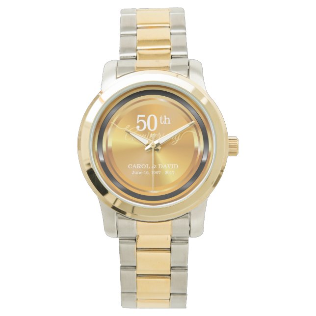 Celebrating 50th Anniversary. Customizable. Watch (Front)