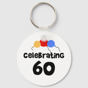 Celebrating 60 keychain