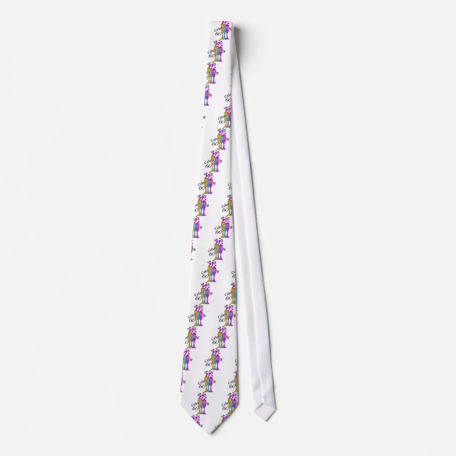 Celebrating 60 neck tie (Front)