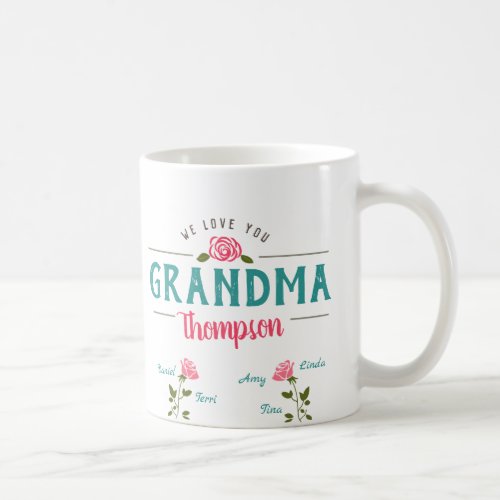 Celebrating a BLESSED Grandma Mug