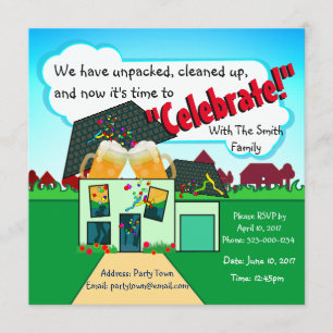 Celebrating A New Home Invitation