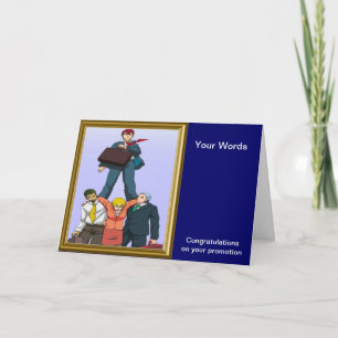 Celebrating a promotion card