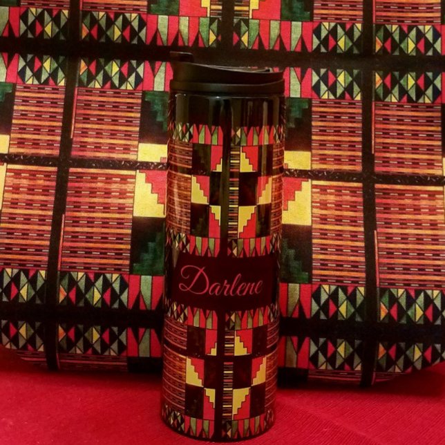 Celebrating African Abstract Designs Thermal Tumbler (Creator Uploaded)