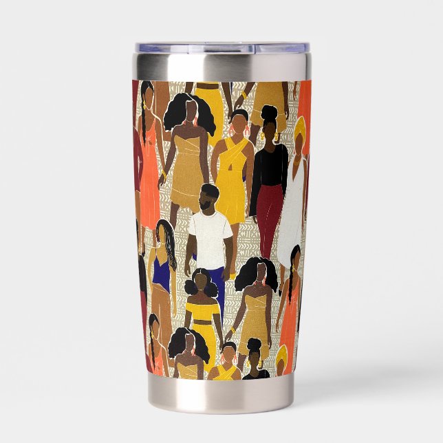 Celebrating African-American Style and Fashion Insulated Tumbler (Front)