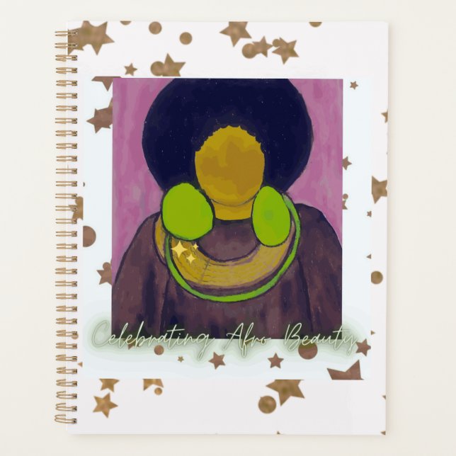 Celebrating Afro Beauty Planner (Front)