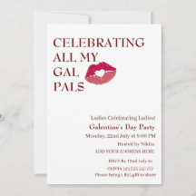 CELEBRATING ALL MY GAL Galentine's Day Girls Night
