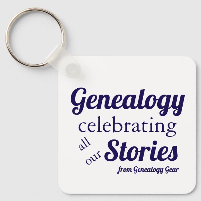 Celebrating all our stories keychain (Front)