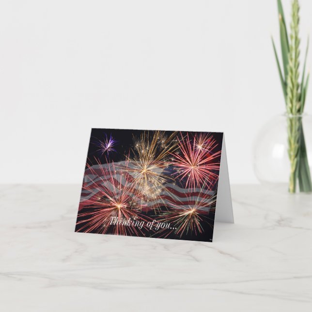 Celebrating America Thinking Of You Card (Front)
