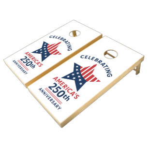 Celebrating America's 250th Anniversary Cornhole Set