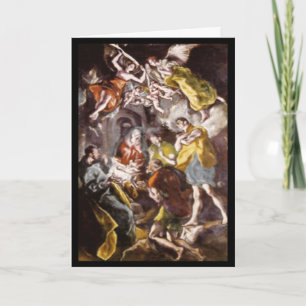 Celebrating Angels Blessing Custom Greetings Card