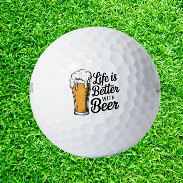 Celebrating Beer Golf Balls (Celebrate dad's love for golf and beer with our funny designs! )