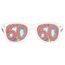 celebrating birthday  60th retro sunglasses