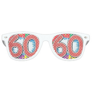 celebrating birthday 60th retro sunglasses