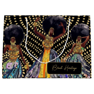 Celebrating Black Heritage Large Gift Bag