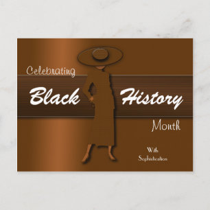 Celebrating Black History Month (Post Card) Postcard