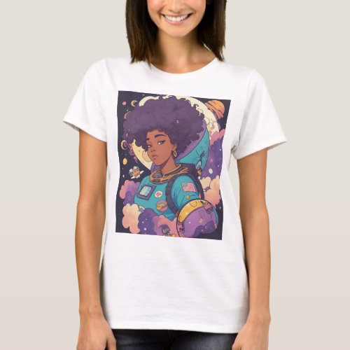  Celebrating Black women Astronauts Journey T_Shirt