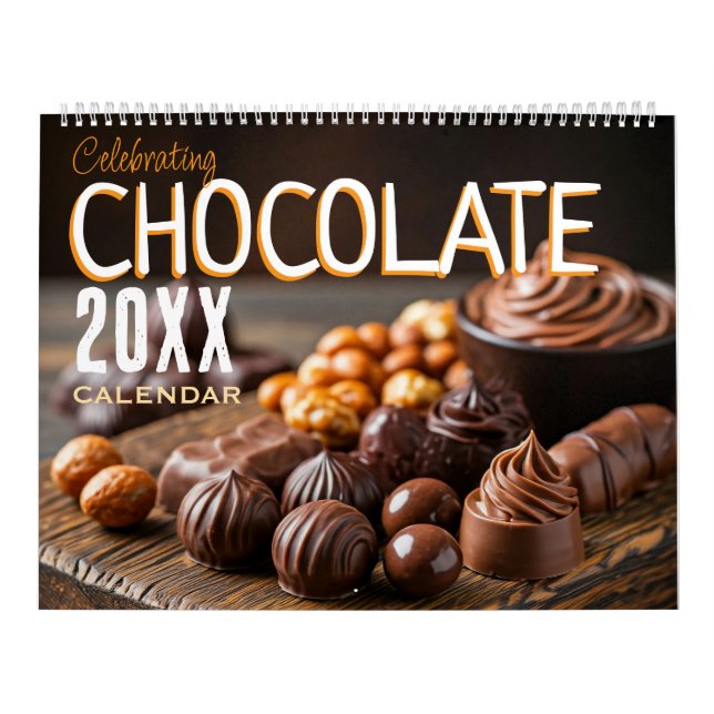 Celebrating Chocolate Wall Calendar 2026 Foodie (Cover)