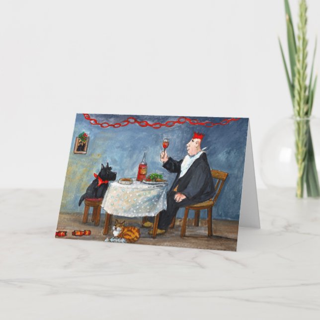 Celebrating Christmas. Holiday Card (Front)