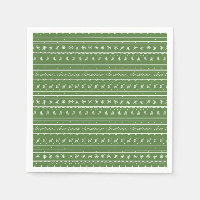 Celebrating Christmas Napkins (Front)