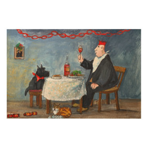 Celebrating Christmas. Wood Wall Art