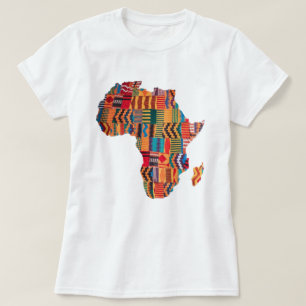 Celebrating Colorful African Map T-Shirt