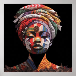 Celebrating Colorful Black Women Poster