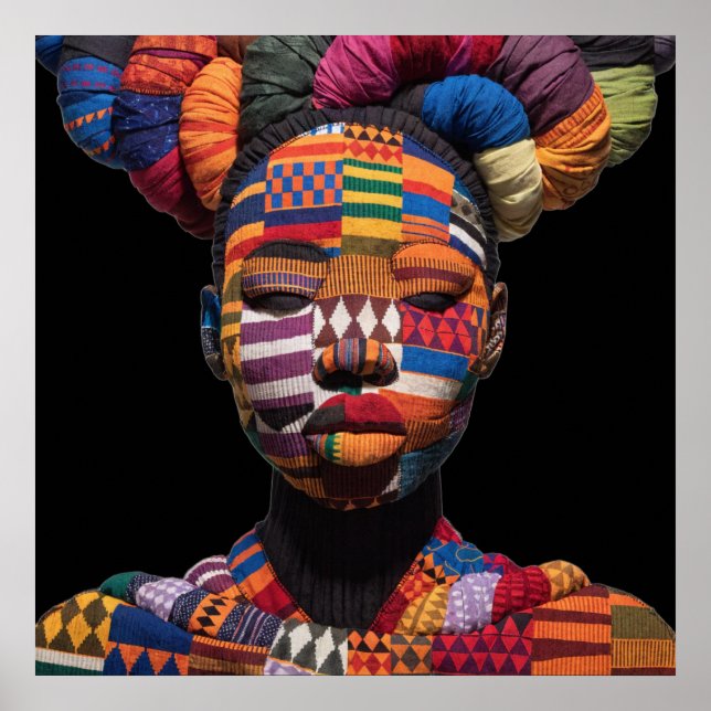 Celebrating Colorful Black Women Poster (Front)