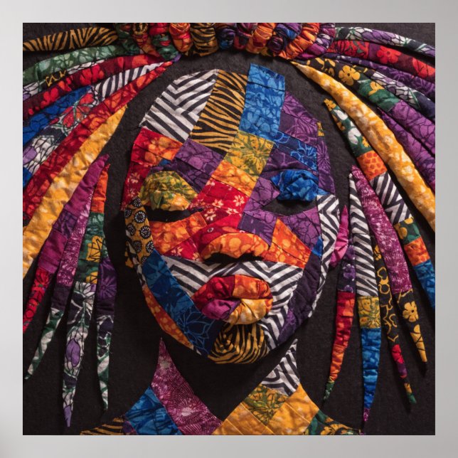 Celebrating Colorful Black Women Poster (Front)