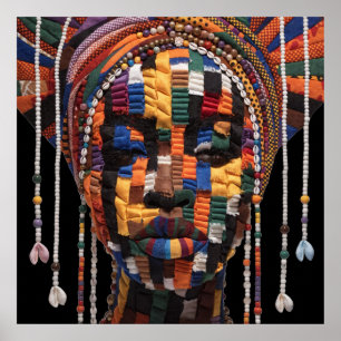 Celebrating Colorful Black Women Poster