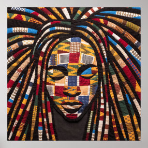 Celebrating Colorful Black Women Poster